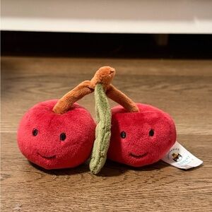 Jellycat Red Cherry Plush Toy
